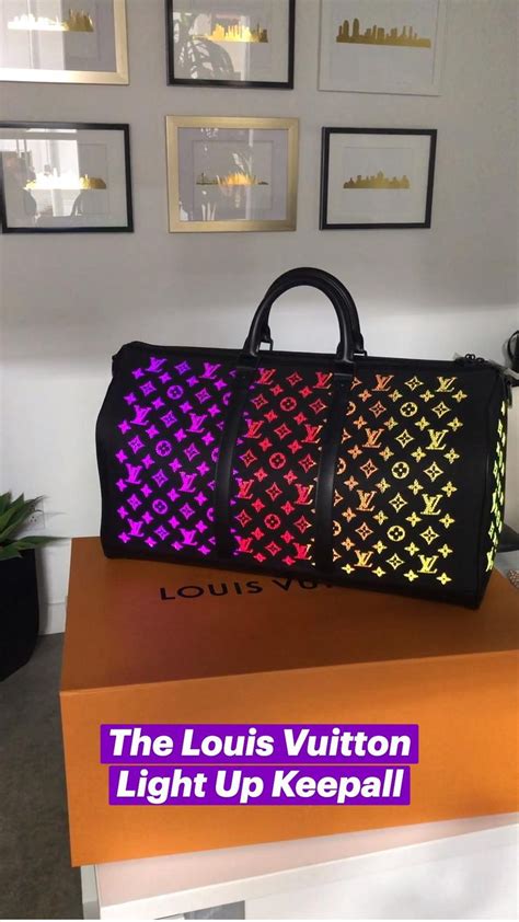 louis vuitton bag that lights up|louis vuitton keepall 60 bag.